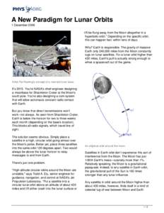 Space / Astrodynamics / Geocentric orbit / Satellite / Orbit / Moon / Highly elliptical orbit / Lunar orbit / SELENE / Spaceflight / Space technology / Earth orbits