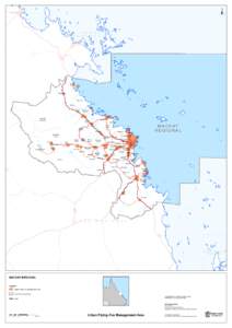 Mackay Regional Urban Flying-Fox Management Area map