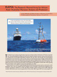 RAMA The Research Moored Array for African– Asian–Australian Monsoon Analysis and Prediction*