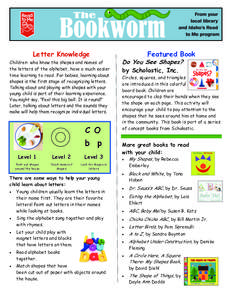 Letter Knowledge Children who know the shapes and names of the letters of the alphabet, have a much easier time learning to read. For babies, learning about shapes is the first stage of recognizing letters. Talking about