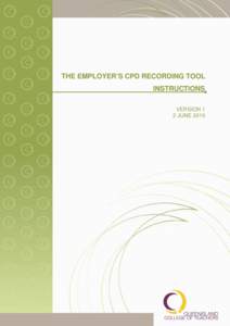 Microsoft Word - Employers CPD Recording Tool.doc