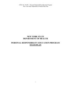 Adolescence / New York State Department of Health / Health education / Teenage pregnancy / Reproductive health / Public health / Positive youth development / HIV Clinical Resource / Health / Human development / Youth