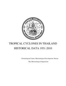 TROPICAL CYCLONES IN THAILAND HISTORICAL DATA[removed]