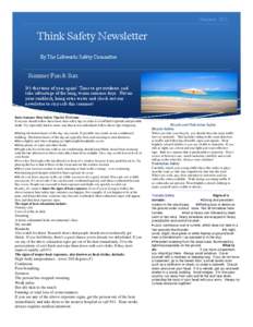 Microsoft Word - Safety Newsletter Summer 2011.doc