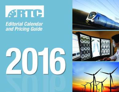 Editorial Calendar and Pricing Guide 2016  Letter from the Editor-in-Chief