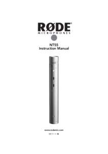 NT55 Instruction Manual www.rodemic.com (EMC, LVD)