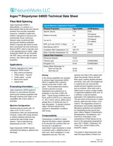 Microsoft Word - TechnicalDataSheet_6400D_fiber-melt-spinning.docx