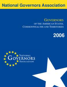 National Governors Association  GOVERNORS OF THE AMERICAN STATES, COMMONWEALTHS AND TERRITORIES