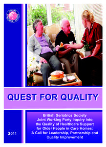 2011Care_Homes-for print:AnnualReport.qxd:36 Page A  QUEST QUEST FOR FOR QUALITY QUALITY