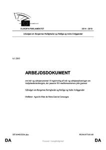 EUROPA-PARLAMENTET[removed]Udvalget om Borgernes Rettigheder og Retlige og Indre Anliggender