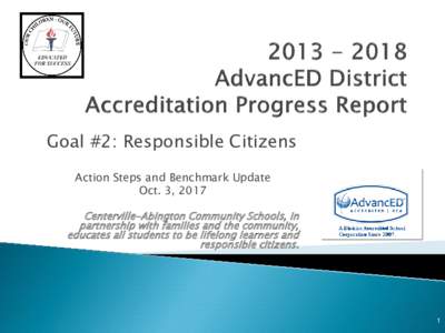 AdvancED District Accreditation