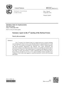 Climate change / Carbon finance / Clean Development Mechanism / Climate change mitigation / Christiana Figueres / Global Environment Facility / Kyoto Protocol / Nationally Appropriate Mitigation Action / Emissions trading / United Nations Framework Convention on Climate Change / Climate change policy / Environment