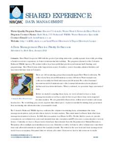 Microsoft Word - VM_Data_Mgt_Story_RiverWatch_01312013-2.docx