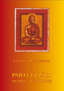 Sayadaw U Sīlananda  Paritta Pāḷi – Wersy Ochronne ☸ 2012