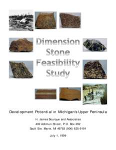 Dimension Stone Feasibility Study