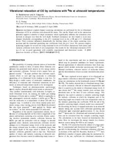 E JOURNAL OF CHEMICAL PHYSICS  VOLUME 113, NUMBER 2 8 JULY 2000