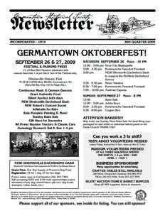 Germantown Colony and Museum / Germantown /  Montgomery County /  Maryland / Germantown /  Tennessee / 2nd millennium / Mequon /  Wisconsin / Geography of the United States / Germantown /  Philadelphia /  Pennsylvania / Geography of Pennsylvania