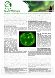 MAGNETOSPHERE | IONOSPHERE | SOLAR‐TERRESTRIAL        