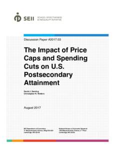 Discussion Paper #The Impact of Price Caps and Spending