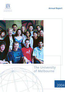 University of Melbourne annual report 2004