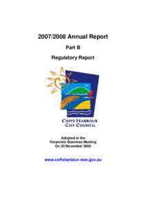 Microsoft Word - Adopted[removed]Annual Report Regulatory 19 Dec 08.doc