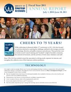 Fiscal Year[removed]Annual Report July 1, 2010–June 30, 2011