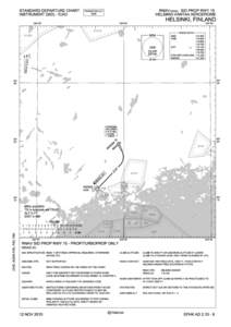 STANDARD DEPARTURE CHART INSTRUMENT (SID) - ICAO RNAV (GNSS) SID PROP RWY 15 HELSINKI-VANTAA AERODROME