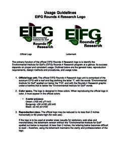 EIFG_R4R_Usage Guidelines