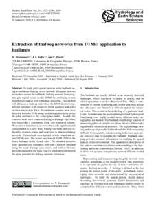 Hydrol. Earth Syst. Sci., 14, 1527–1536, 2010 www.hydrol-earth-syst-sci.netdoi:hess © Author(sCC Attribution 3.0 License.  Hydrology and