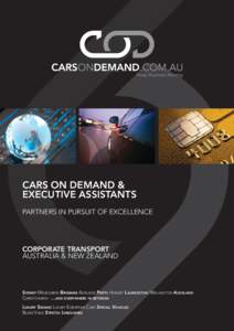 Cars on Demand & Executive Assistants Partners in Pursuit of Excellence Corporate Transport Australia & New zealand