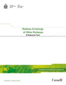 Level crossing / Ontario Northland Railway / Environmental impact assessment / Transport Canada / Rail transport / Transport / Land transport / Southern Railway of Vancouver Island