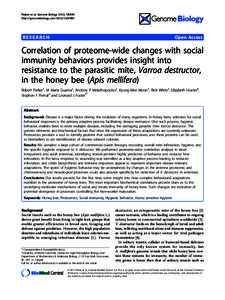 Parker et al. Genome Biology 2012, 13:R81 http://genomebiology.comR81 RESEARCH  Open Access