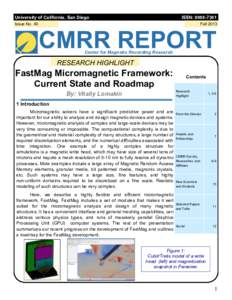 University of California, San Diego  ISSN: Issue No. 40