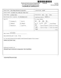 KANSAS CORPORATION COMMISSION[removed]Form CDP-4 April 2004