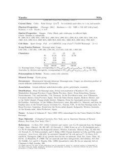 Vaesite / Cattierite / Polydymite / Skutterudite / Pyrite / Ore / Sulfide minerals / Chemistry / Thiospinel group