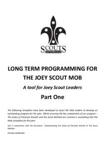 Youth / Scout Leader / Joey Scouts / Scouts / Scout / Scouting / Outdoor recreation / Recreation