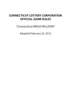 CONNECTICUT LOTTERY CORPORATION