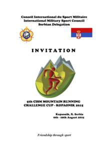 Kopaonik / Serbia / Geography / Slavic / Military World Games / International Military Sports Council / Europe