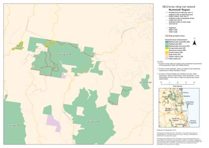 SEQ horse riding trail network Numinbah Region Beec h