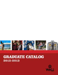 GRADUATE CATALOG[removed] Western Kentucky University Graduate Catalog[removed]