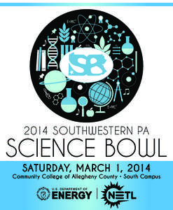 2014 SOUTHWESTERN PA  SCIENCE BOWL