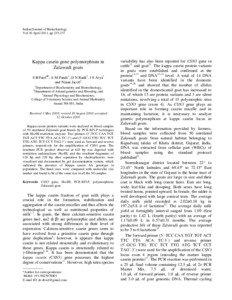 Indian Journal of Biotechnology Vol 10 April 2011, pp[removed]