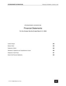 Alberta Finance[removed]Annual Report - Financial Statements