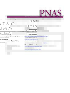 Correlation between mechanical strength of messenger RNA pseudoknots and ribosomal frameshifting Thomas M. Hansen, S. Nader S. Reihani, Lene B. Oddershede, and Michael A. Sørensen PNAS published online Mar 27, 2007; doi