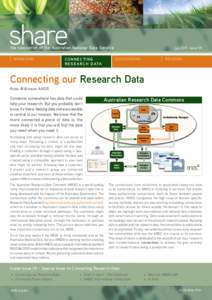 Academia / Academic publishing / Electronic documents / Identifiers / Indexing / Australian National Data Service / DataCite / European Bioinformatics Institute / UK Data Archive / Science / Publishing / Data management