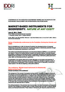 Sustainability / Environmental economics / Millennium Development Goals / Biodiversity / The Economics of Ecosystems and Biodiversity / Conservation biology / Sustainable development / International Union for Conservation of Nature / Environmental governance / Environment / Earth / Environmental social science