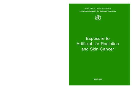 Radiobiology / Ultraviolet radiation / Radioactivity / Medical physics / Ultraviolet / Tanning bed / Sunburn / Melanoma / Philippe Autier / Medicine / Electromagnetic radiation / Sun tanning