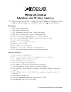 Microsoft Word - Strong Abstinence Checklist.docx