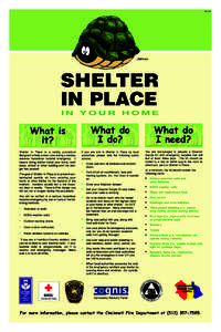 Management / Subterranea / Survival skills / Shelter in place / Survival kit / Rooms / Duct tape / Door / Duct / Public safety / Emergency management / Disaster preparedness