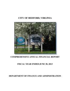 Counties of England / Unitary authorities of England / Public finance / Bedford /  Virginia / Bedford / Comprehensive annual financial report / Virginia State Route 122 / Financial statement / New Bedford /  Massachusetts / Local government in England / Accountancy / Lynchburg metropolitan area